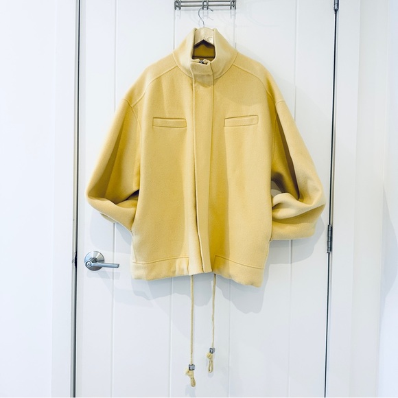 NANUSHKA Dufan Double Wool Silk Bomber (Men’s Small) - Picture 3 of 16